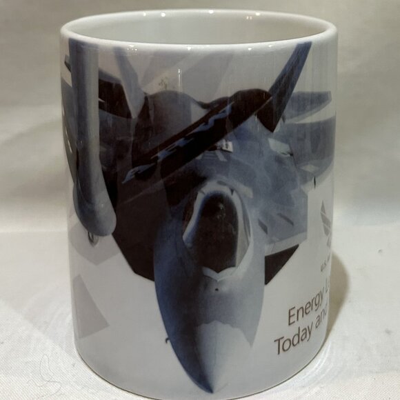 US Airforce Ceramic Coffee Mug Energy Leadership Today and Tomorow - Picture 1 of 6
